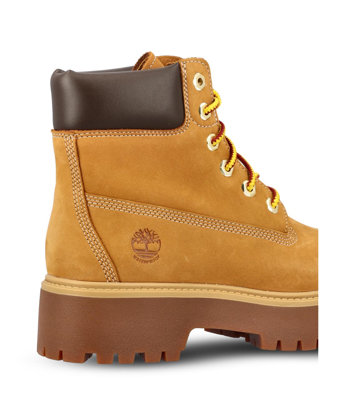 TIMBERLAND Желтые кожаные ботинки, фото 4