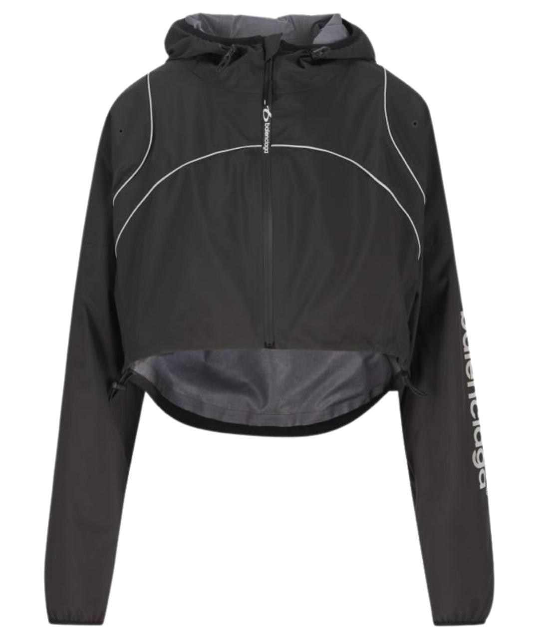 BALENCIAGA Черная полиэстеровая куртка, фото 1