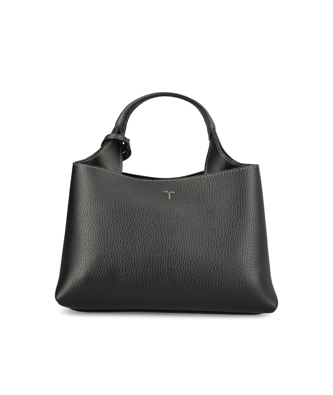 TOD'S Черная кожаная сумка тоут, фото 2