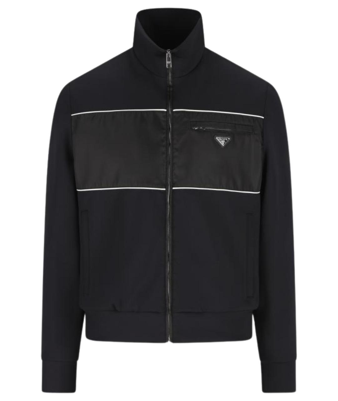 PRADA Черная нейлоновая куртка, фото 1