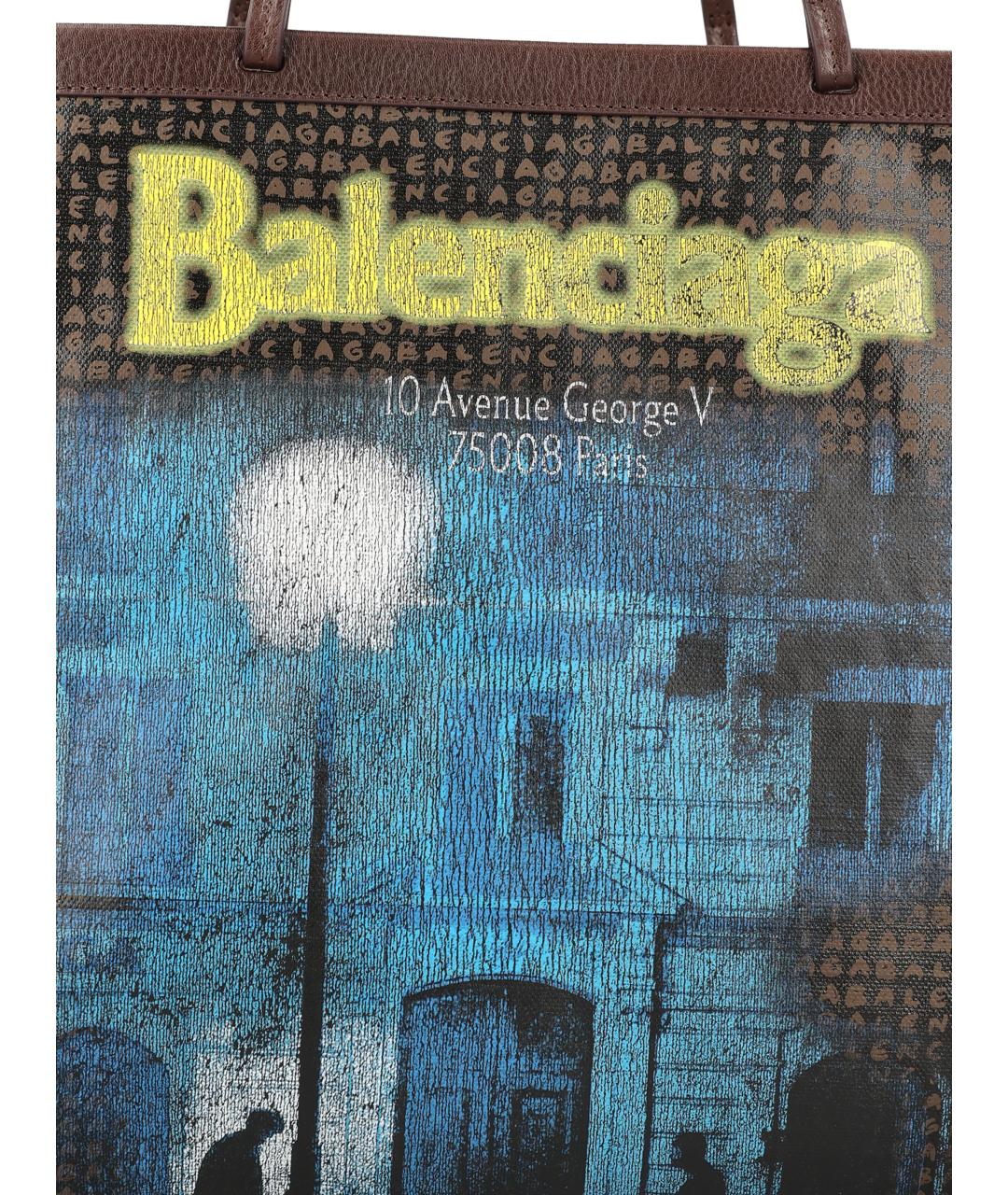 BALENCIAGA Черная сумка тоут, фото 5