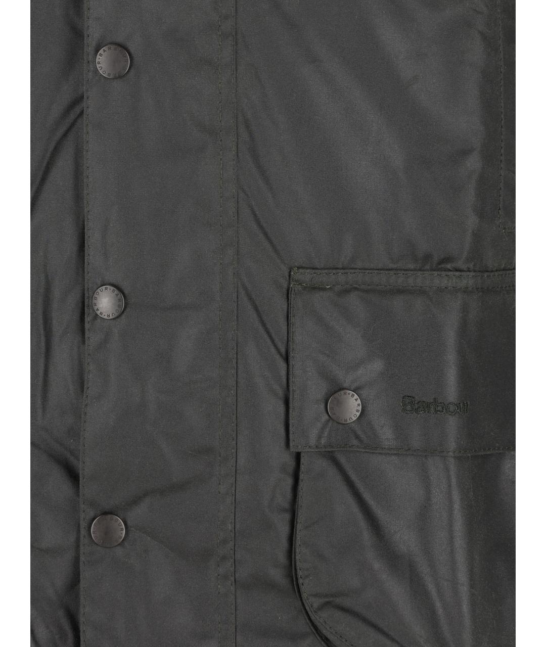 BARBOUR Серая хлопковая куртка, фото 4