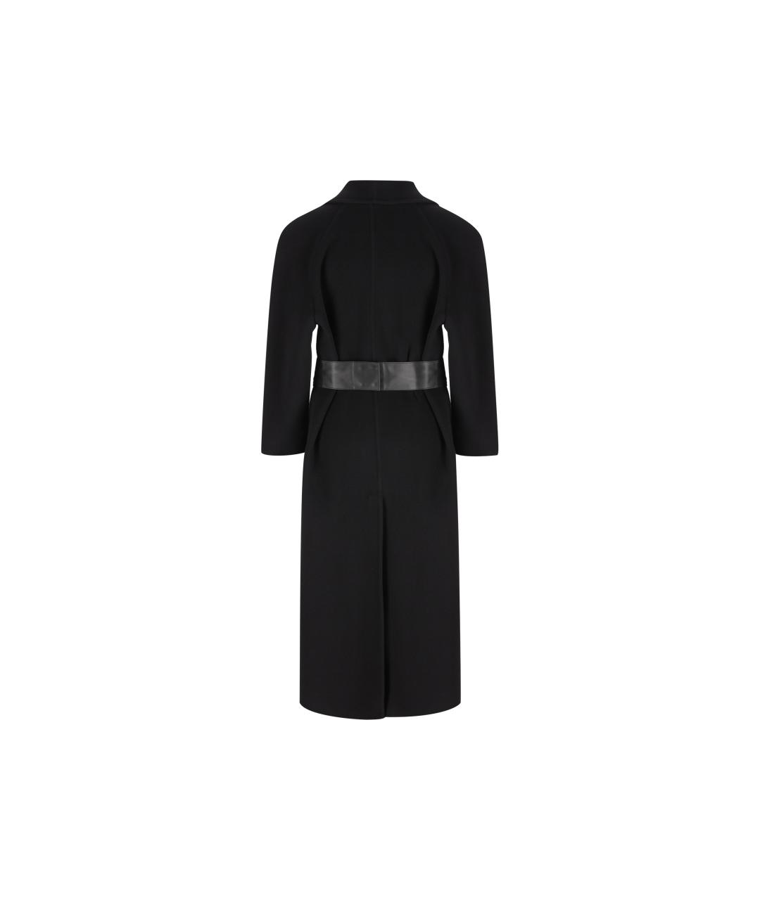 VALENTINO Черное шерстяное пальто, фото 2