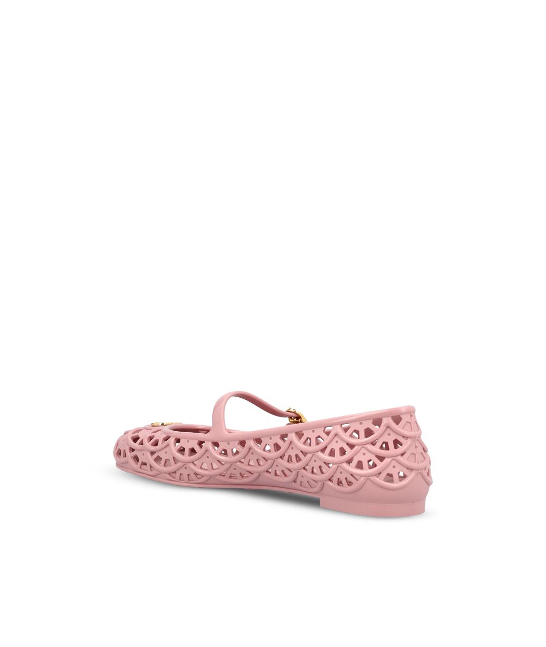 VALENTINO Розовые резиновые балетки, фото 3