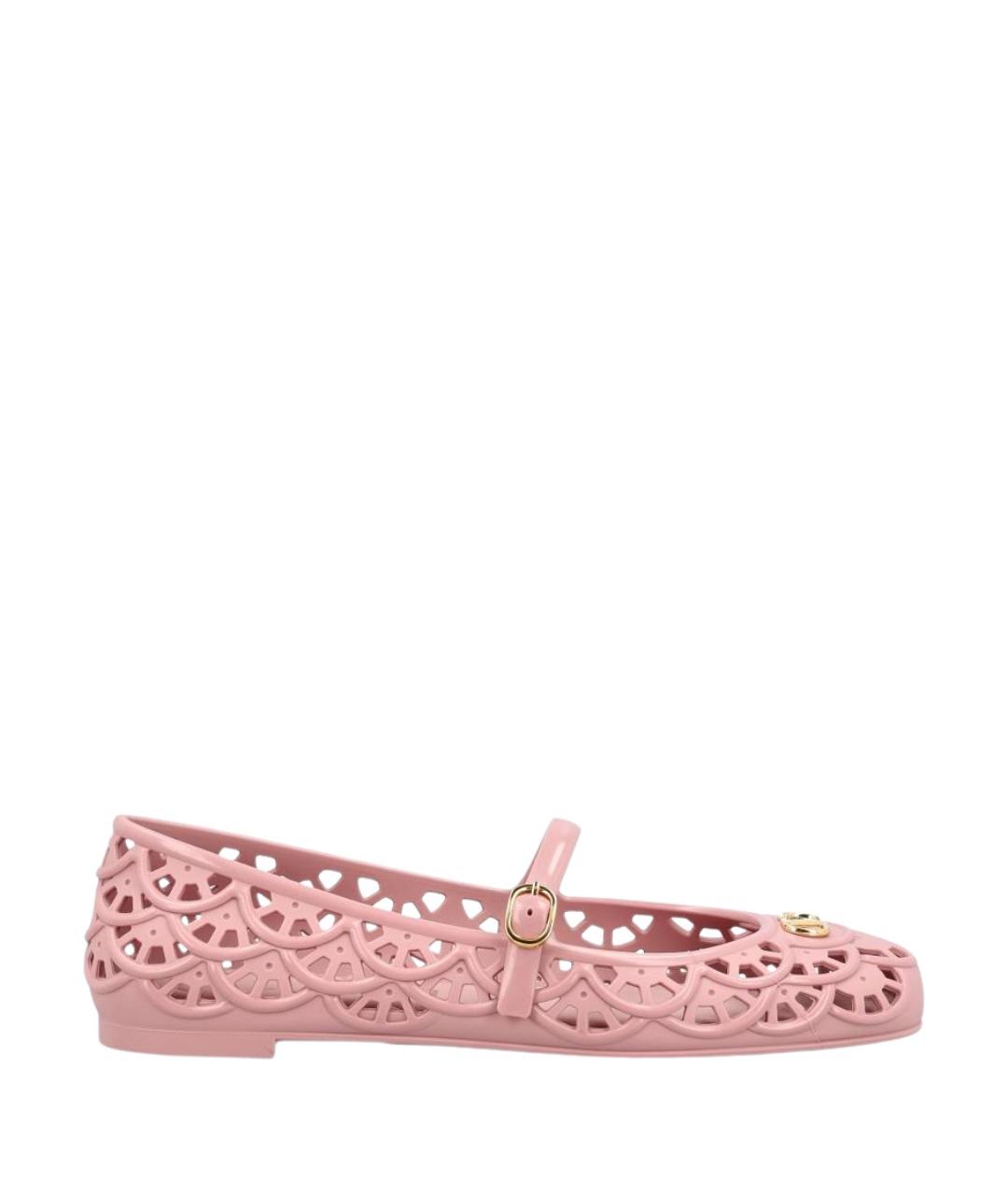 VALENTINO Розовые резиновые балетки, фото 1