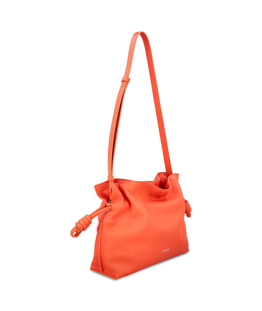 LOEWE Оранжевая кожаная сумка через плечо, фото 4
