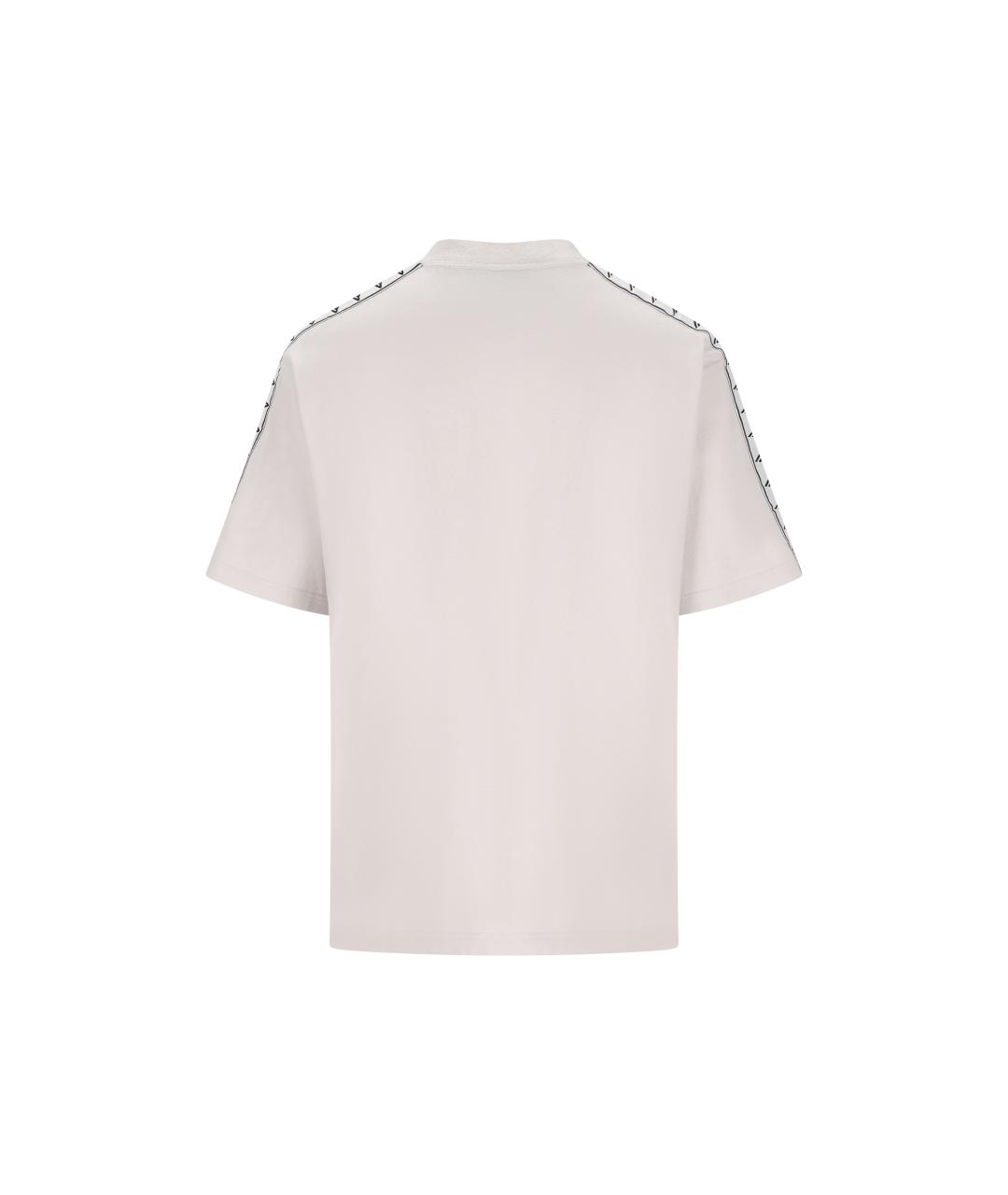 BALENCIAGA Белая хлопковая футболка, фото 2