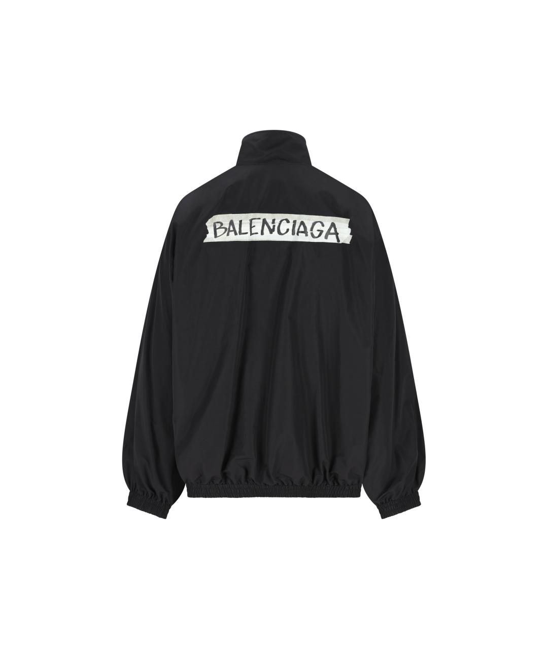 BALENCIAGA Черная хлопковая куртка, фото 2