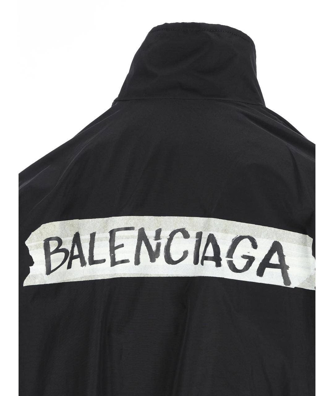 BALENCIAGA Черная хлопковая куртка, фото 4