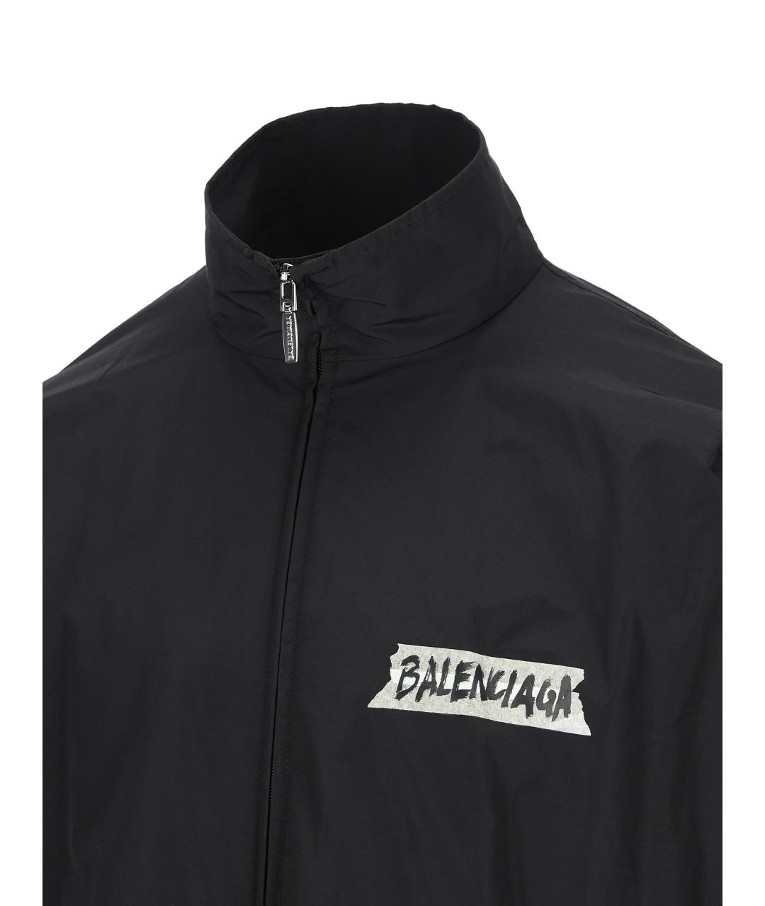 BALENCIAGA Черная хлопковая куртка, фото 3