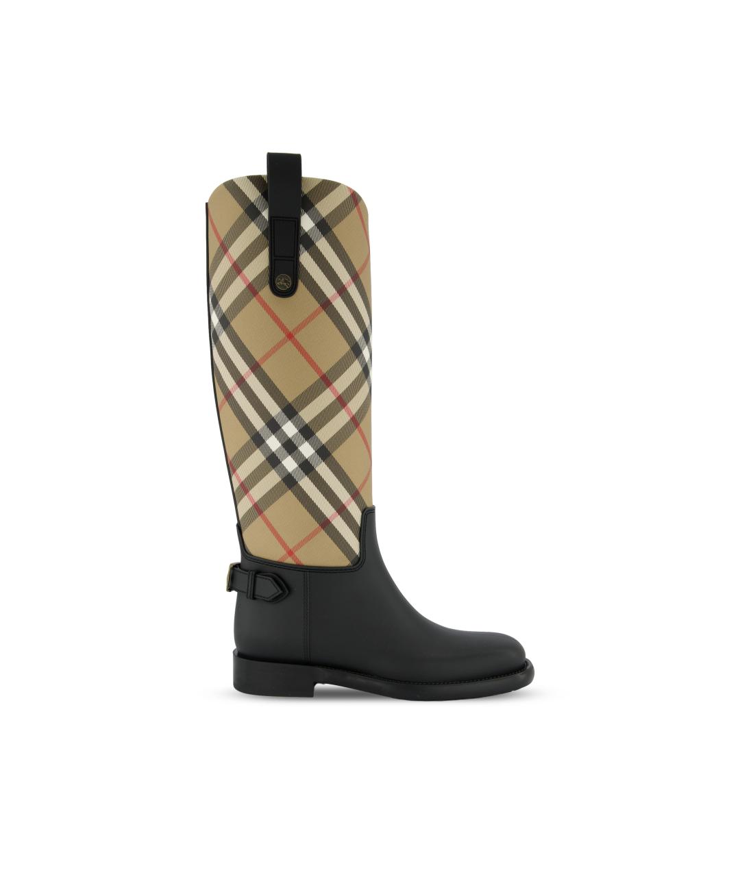 BURBERRY Бежевые резиновые сапоги, фото 5