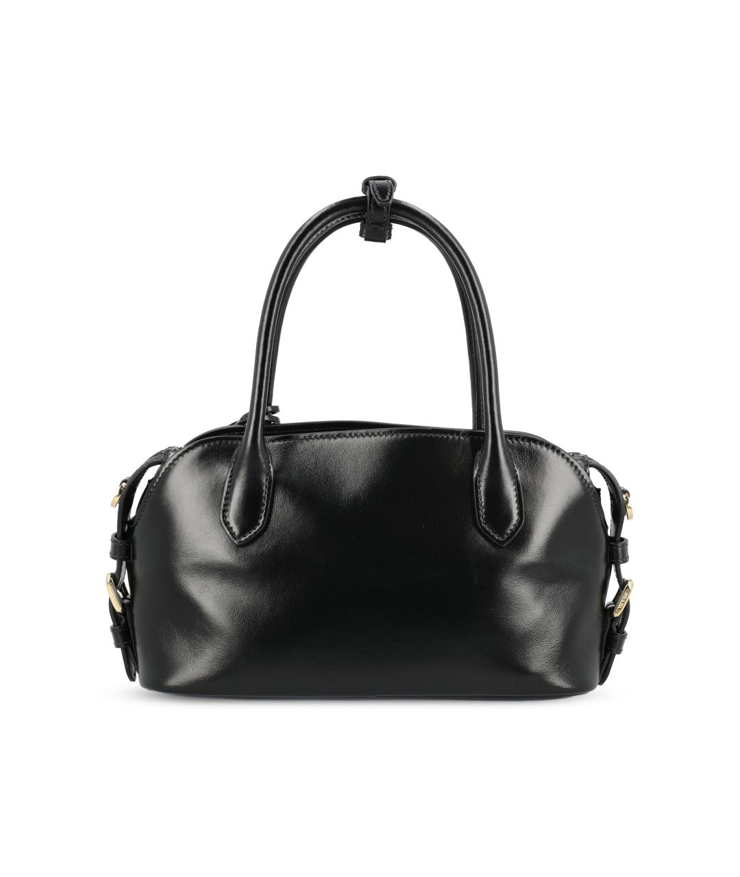 PRADA Черная кожаная сумка тоут, фото 2