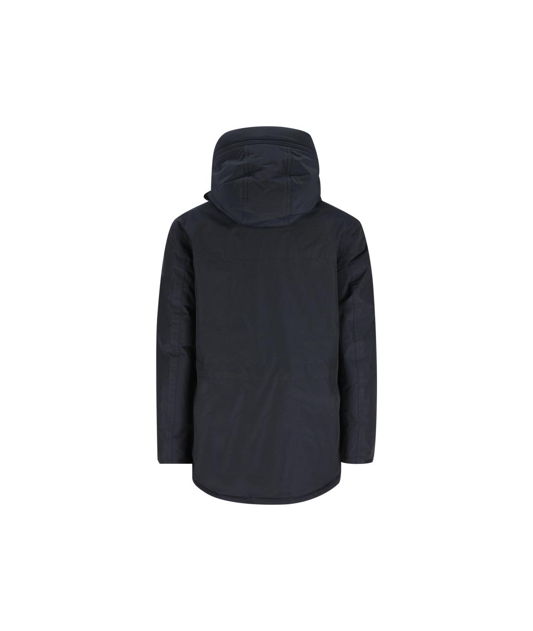 WOOLRICH Темно-синяя полиэстеровая парка, фото 2