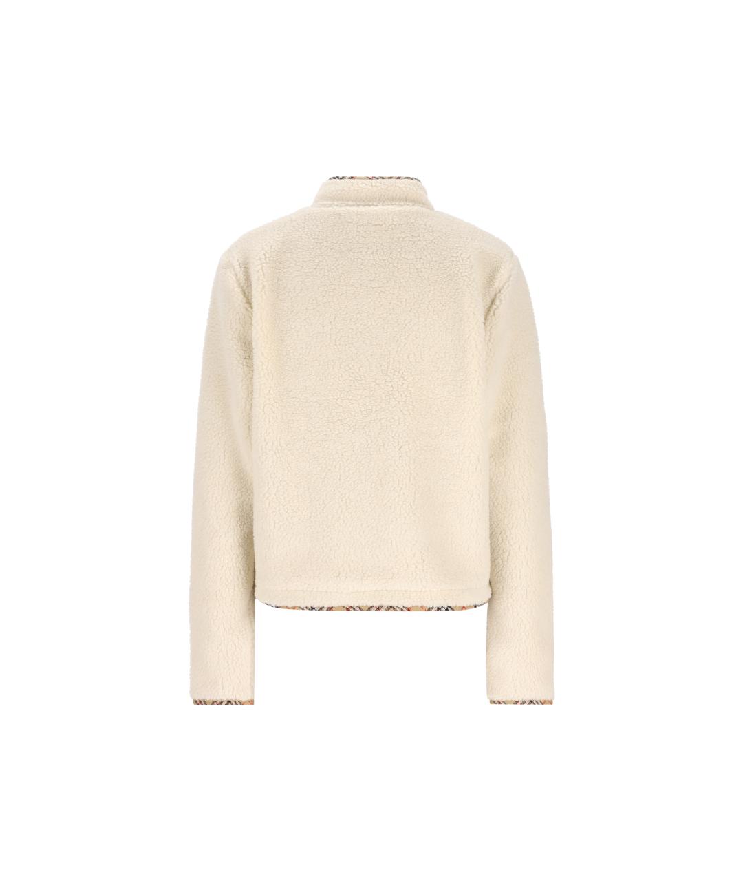 BURBERRY Бежевая шерстяная куртка, фото 2