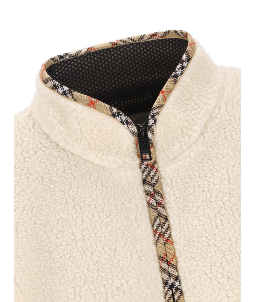 BURBERRY Бежевая шерстяная куртка, фото 3