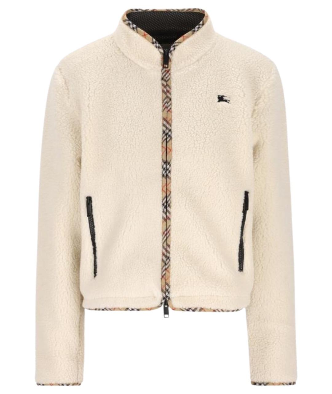 BURBERRY Бежевая шерстяная куртка, фото 1