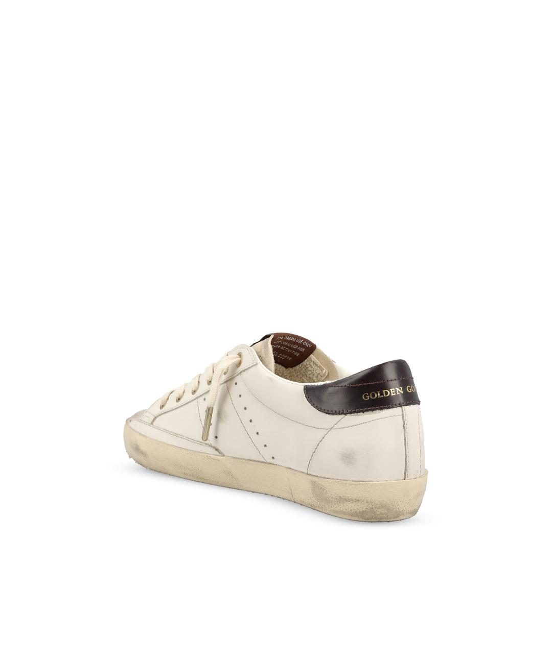 GOLDEN GOOSE Белые кожаные кеды, фото 3