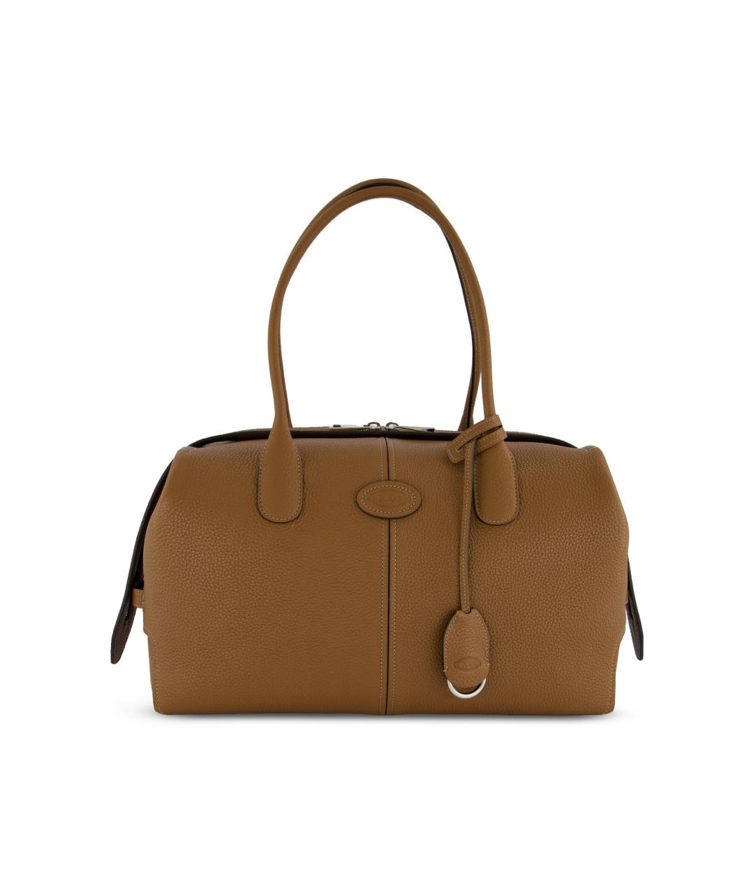 TOD'S Коричневая кожаная сумка тоут, фото 5
