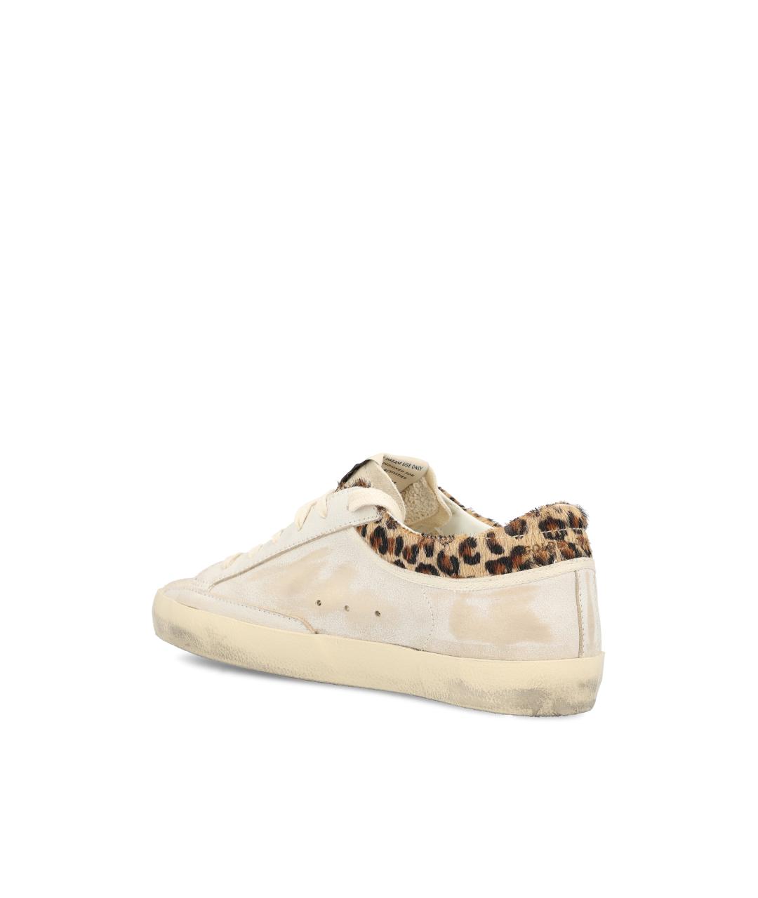 GOLDEN GOOSE Белые кожаные кеды, фото 3