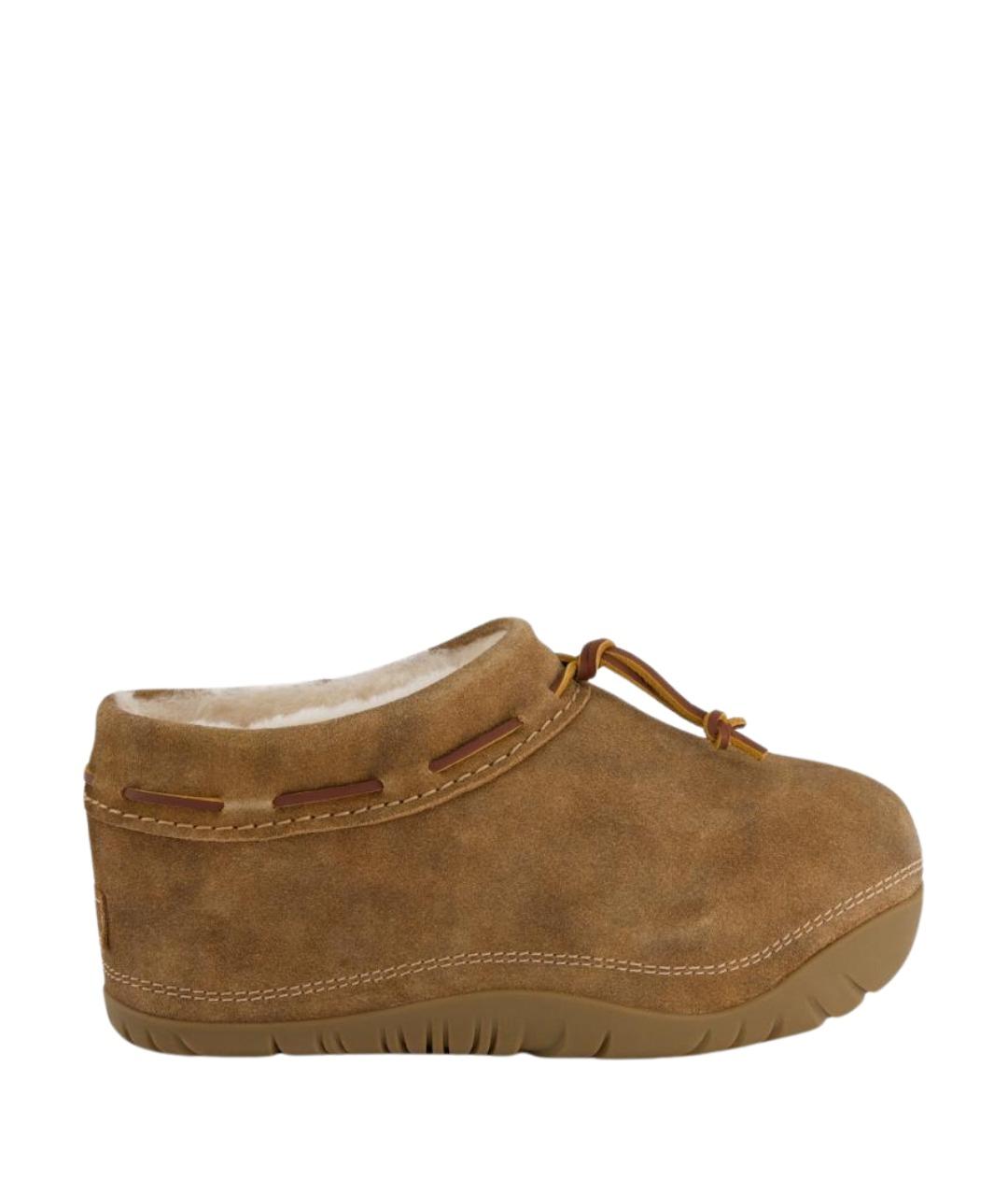 UGG Коричневые замшевые сабо, фото 1