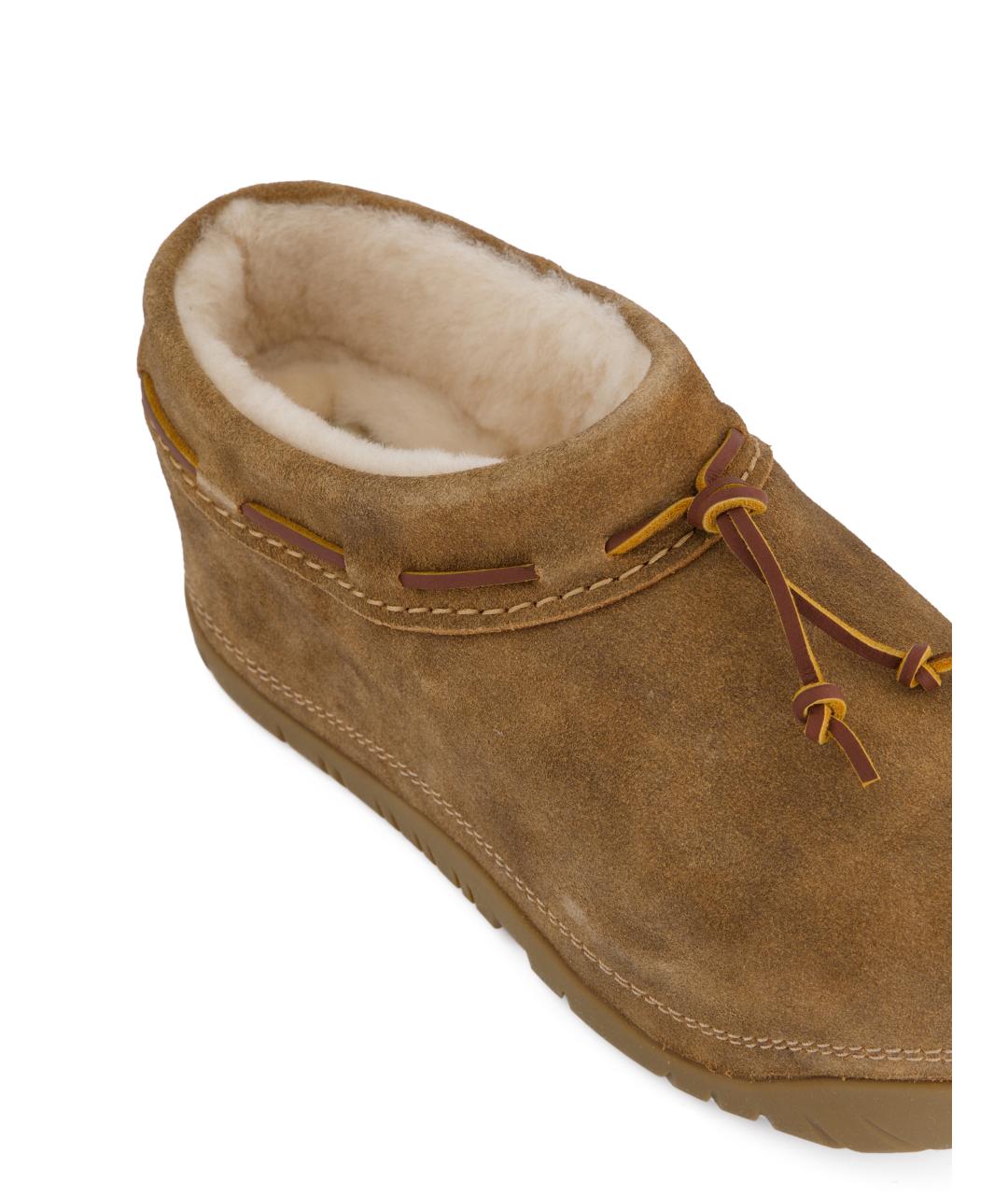 UGG Коричневые замшевые сабо, фото 4