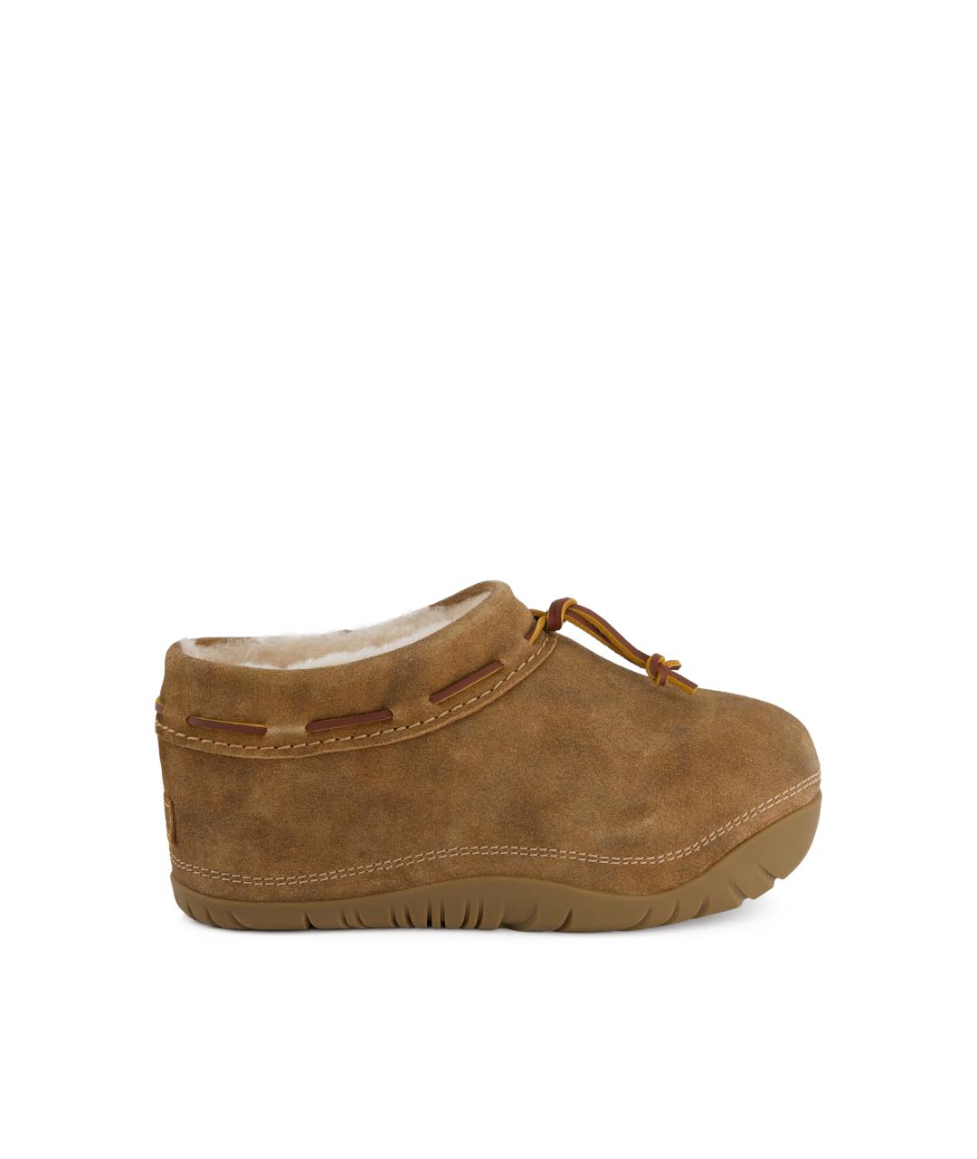 UGG Коричневые замшевые сабо, фото 5
