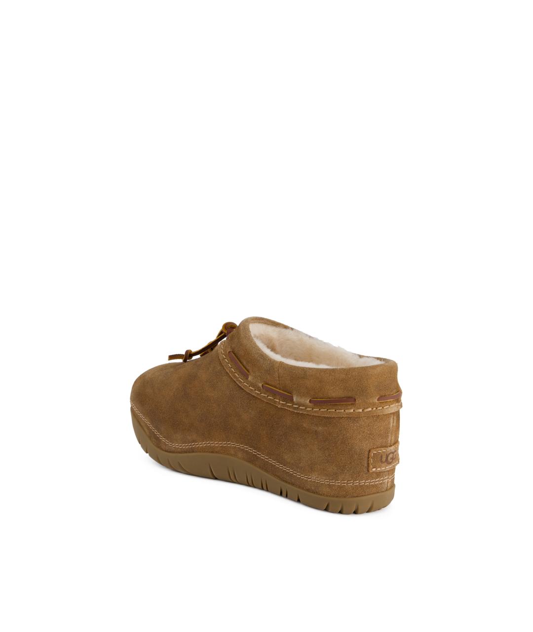 UGG Коричневые замшевые сабо, фото 3