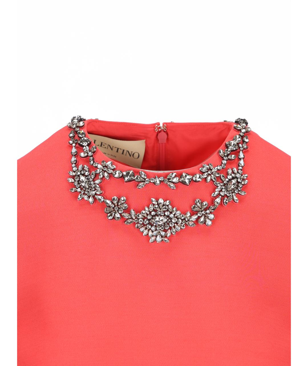 VALENTINO Розовое шерстяное платье, фото 3