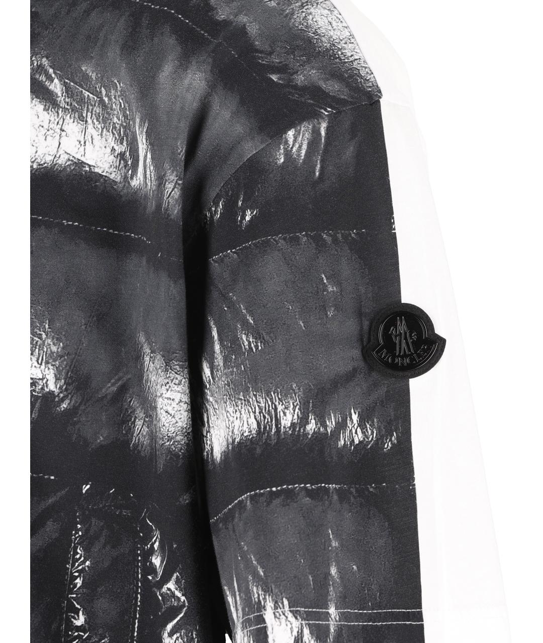 MONCLER Мульти хлопковая футболка, фото 4