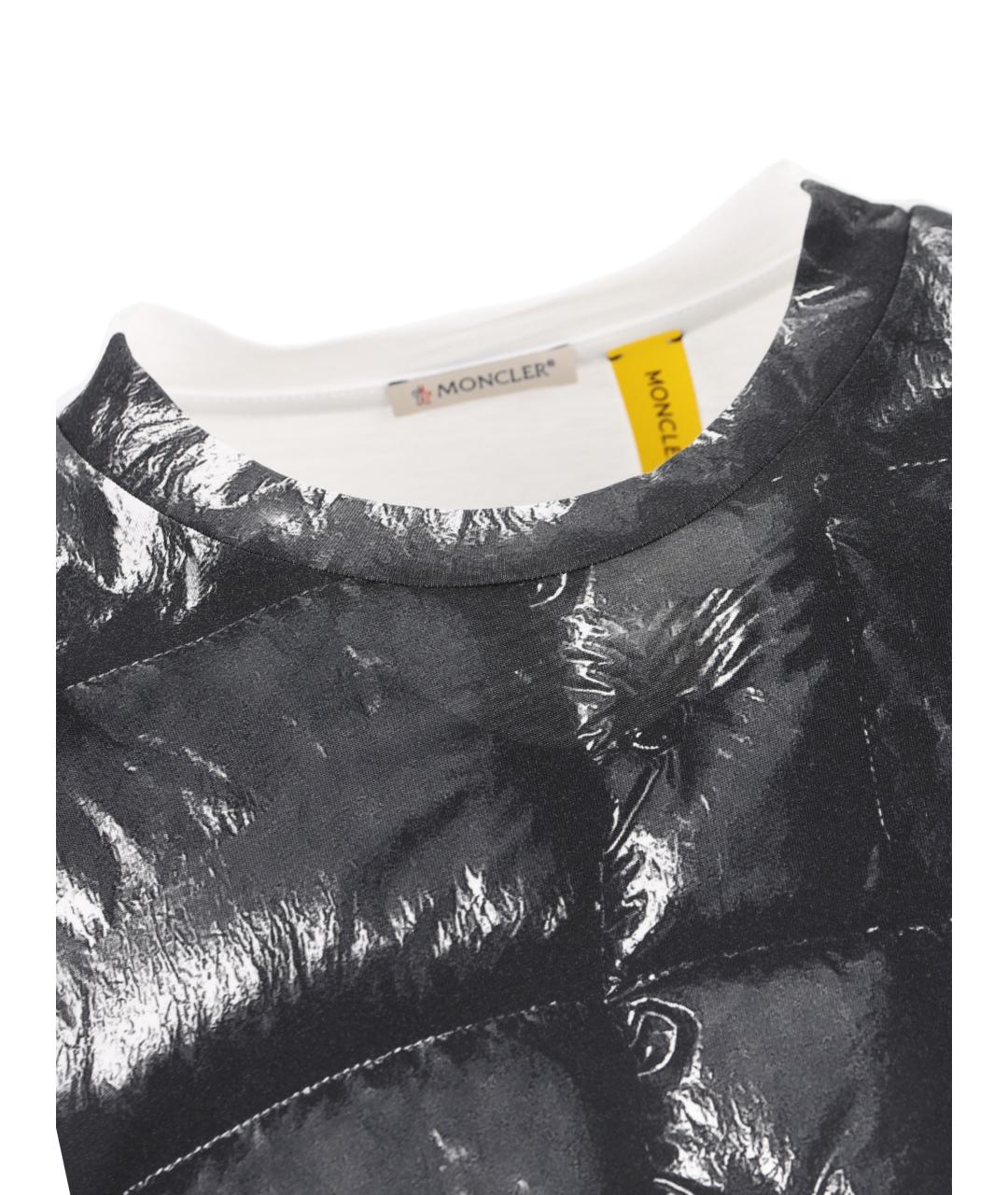 MONCLER Мульти хлопковая футболка, фото 3