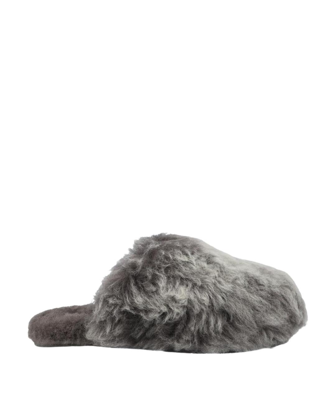 UGG Антрацитовые сабо, фото 1