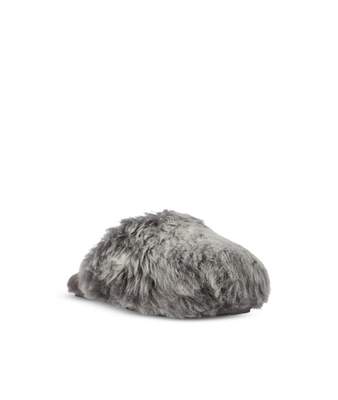 UGG Антрацитовые сабо, фото 2
