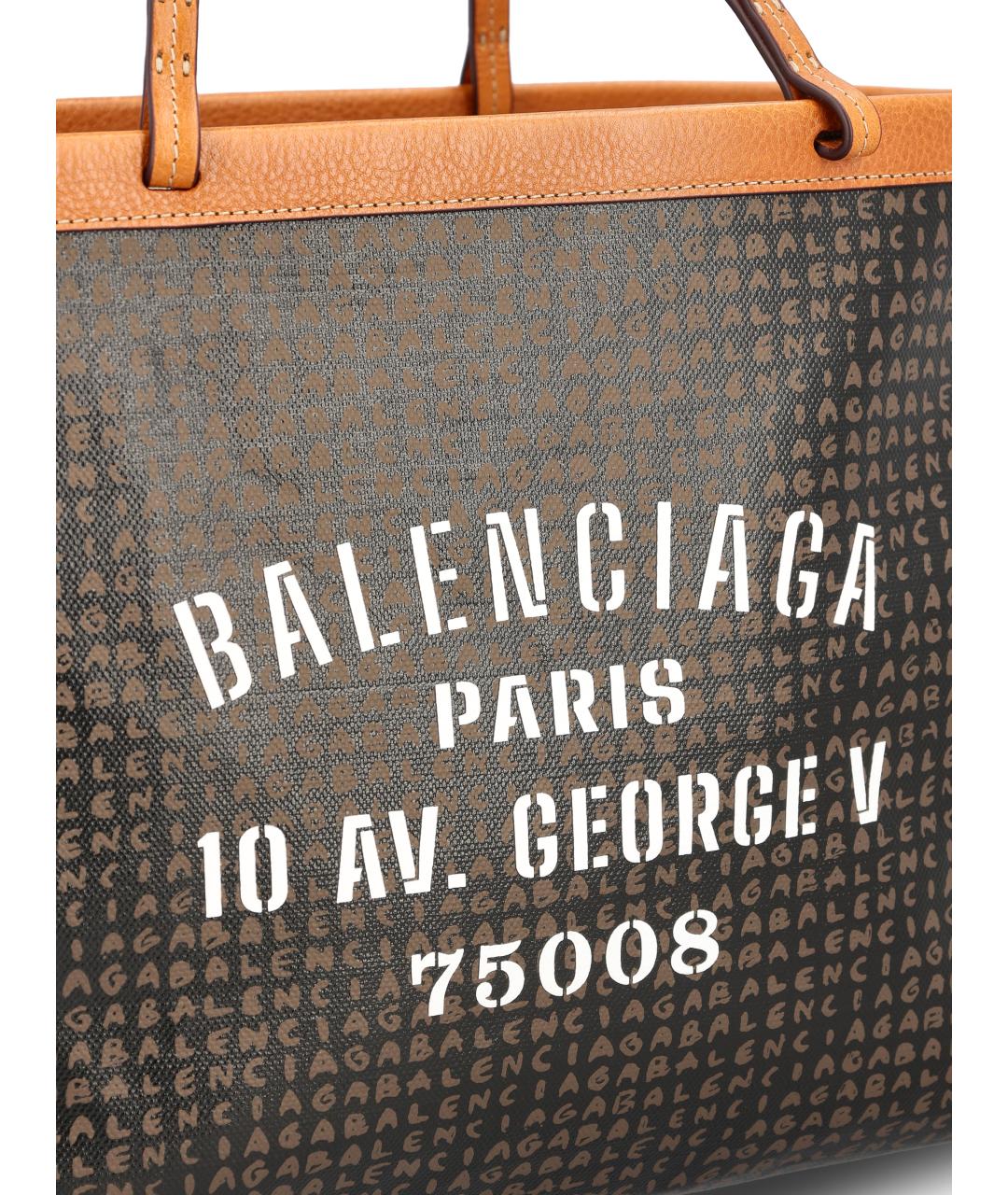 BALENCIAGA Мульти сумка тоут из канвы, фото 4