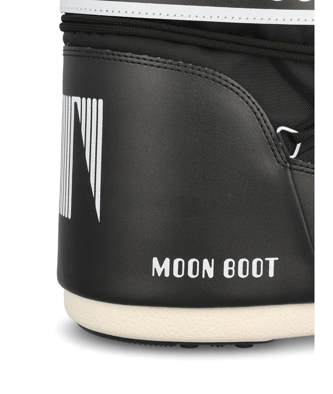 MOON BOOT Черные синтетические ботинки, фото 4