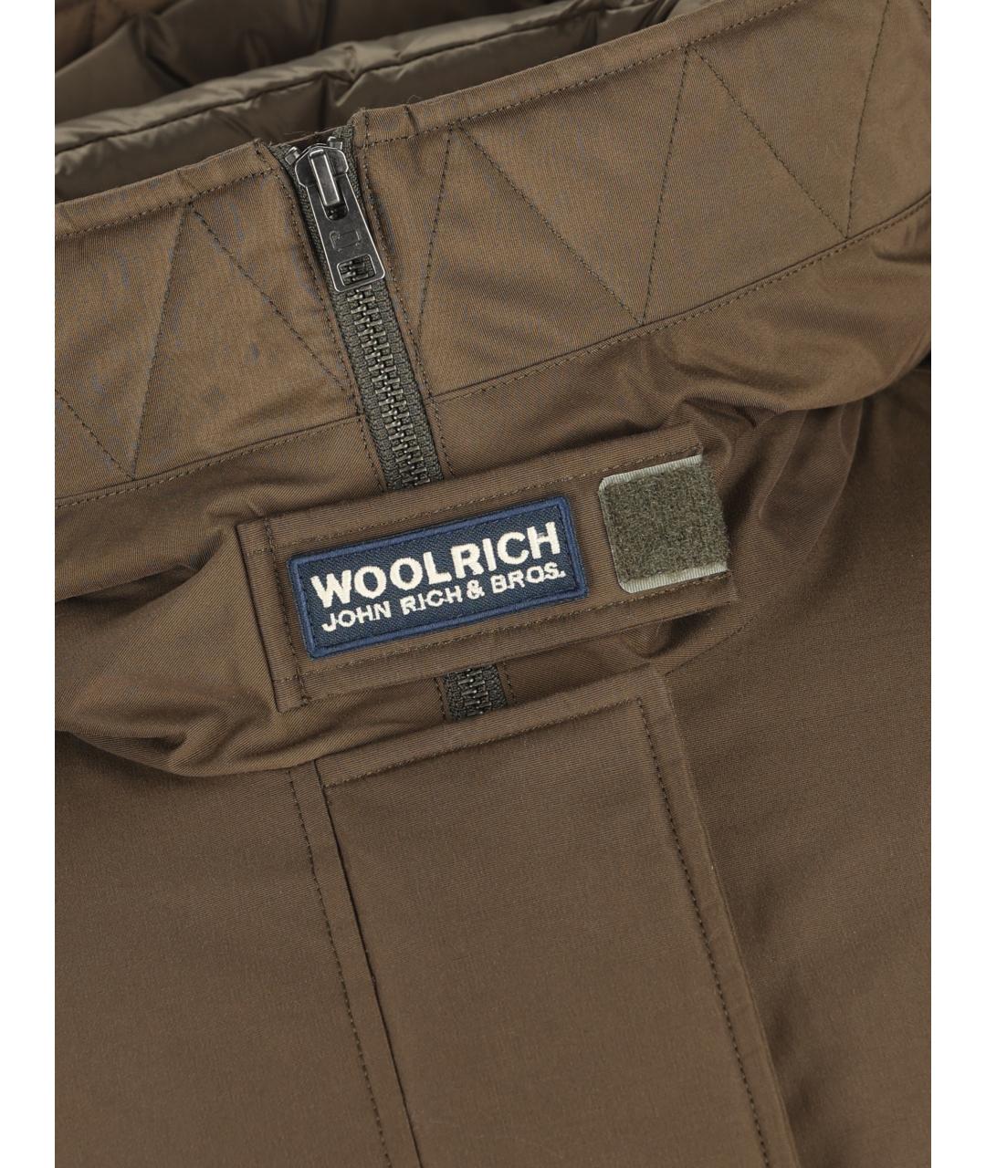 WOOLRICH Зеленая полиэстеровая парка, фото 4