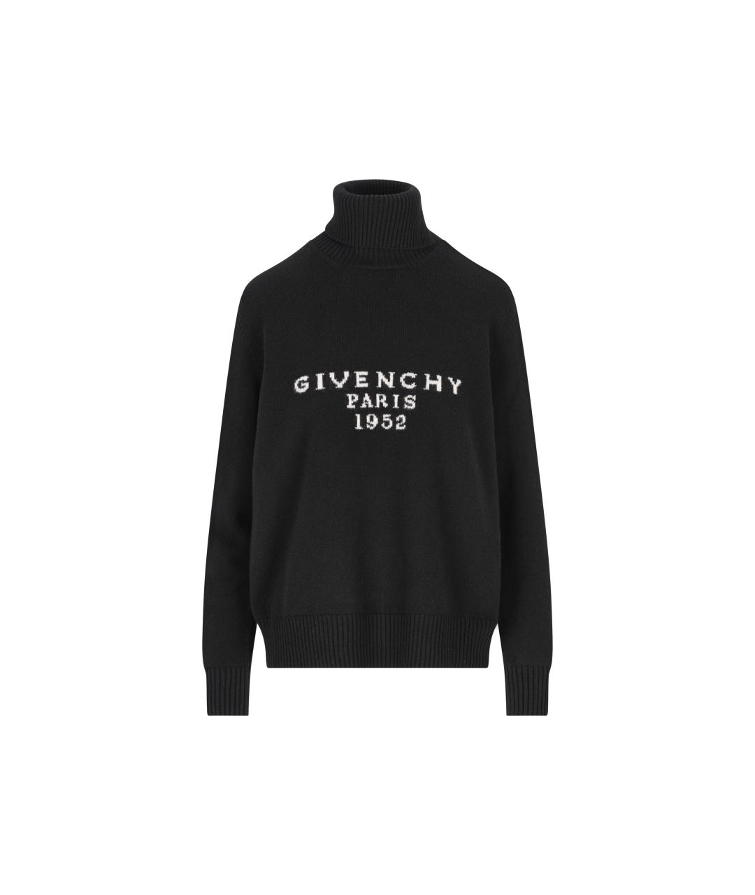 GIVENCHY Черный шерстяной джемпер / свитер, фото 5