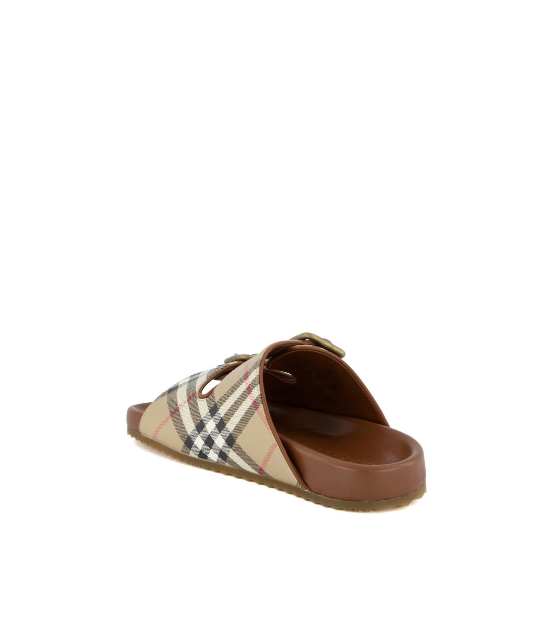 BURBERRY Мульти кожаные сандалии, фото 3