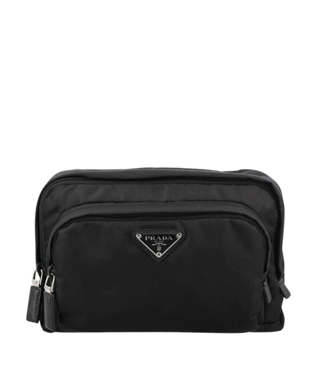 PRADA Черная нейлоновая барсетка, фото 1