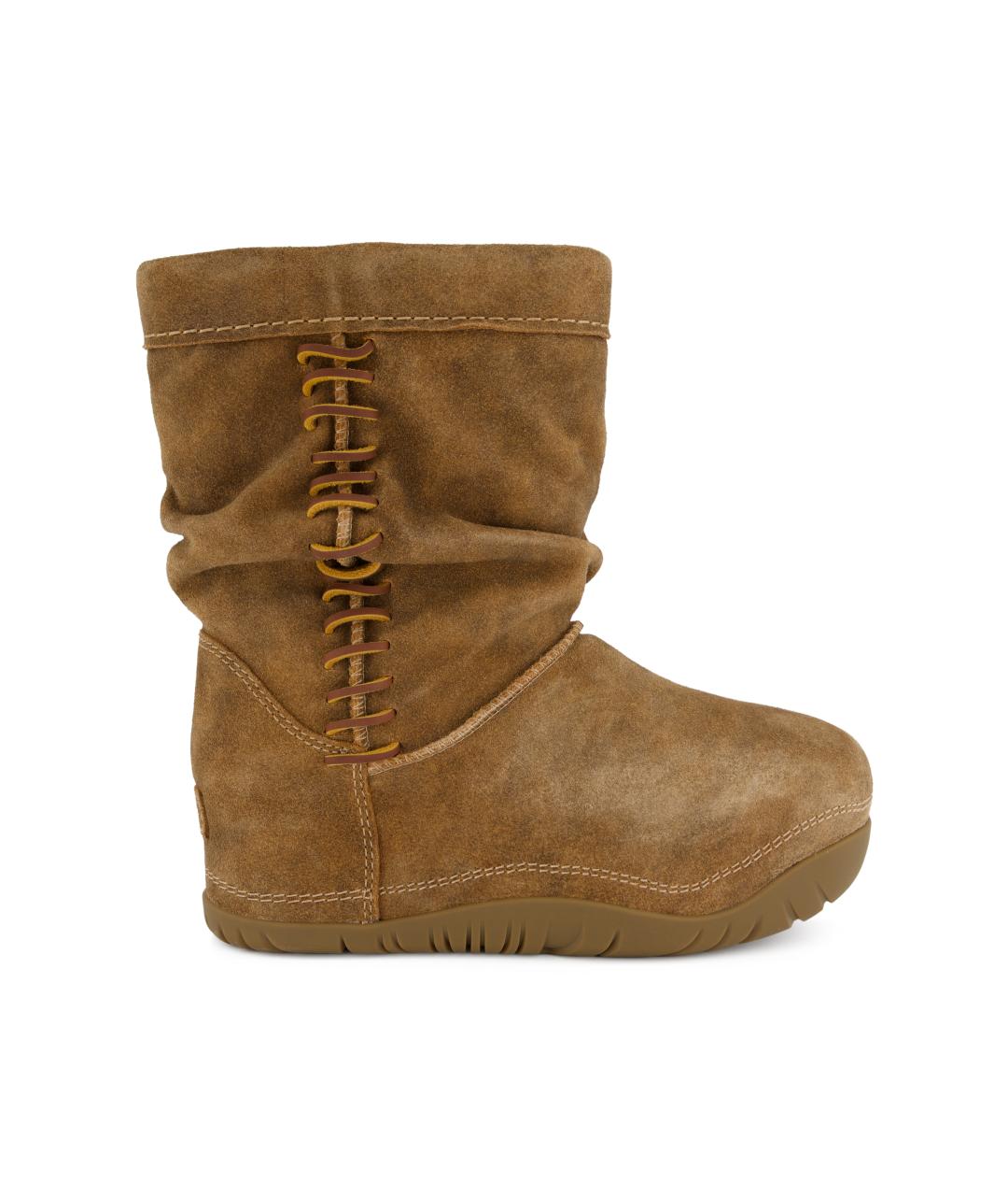 UGG Коричневые замшевые сапоги, фото 5