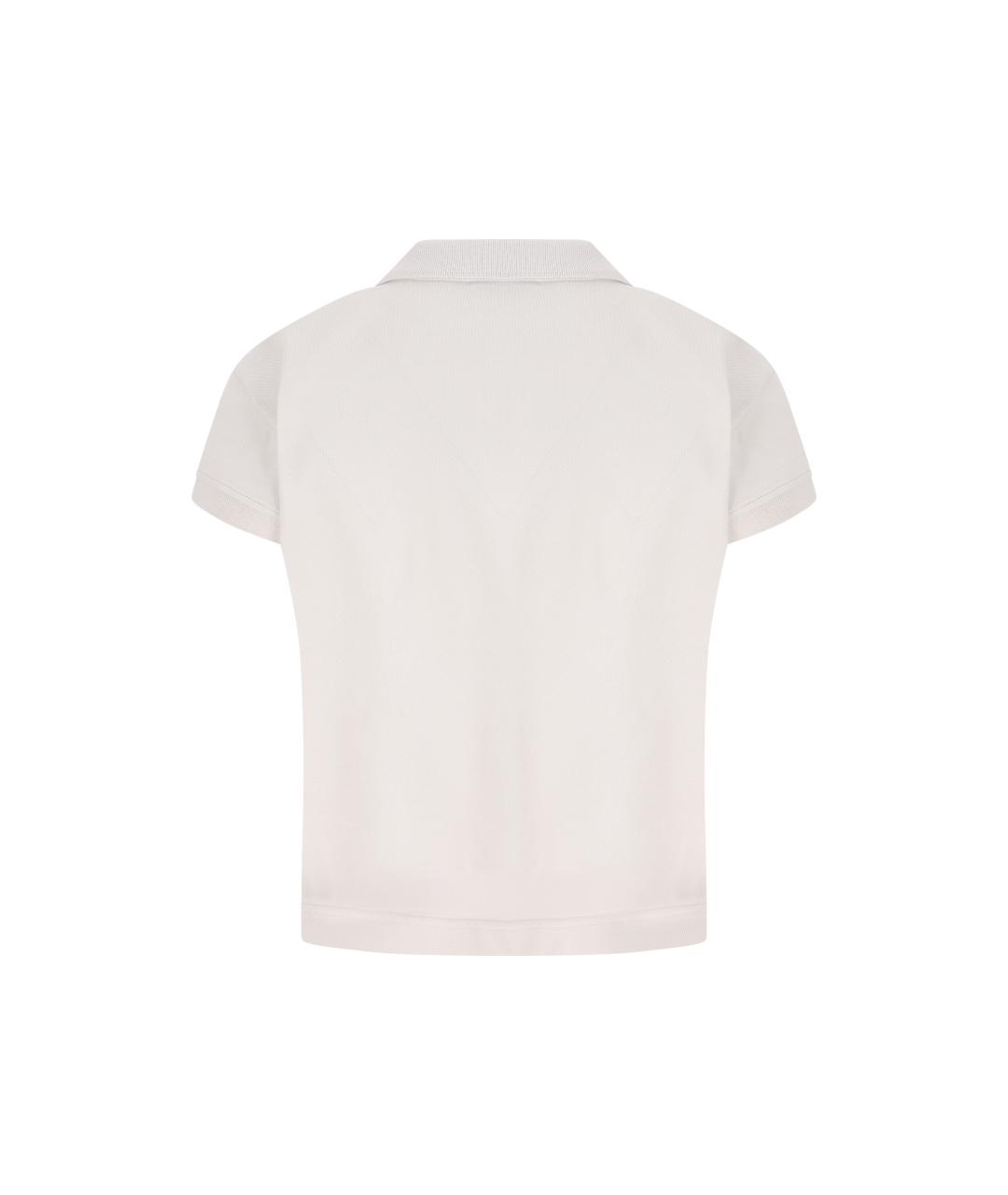 BALENCIAGA Бежевая футболка, фото 2