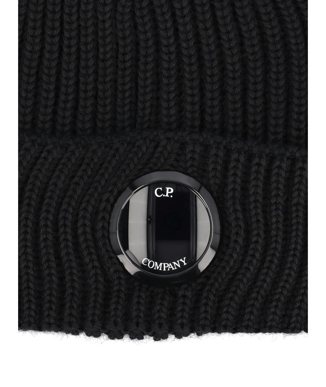 CP COMPANY Черная шерстяная шапка, фото 4