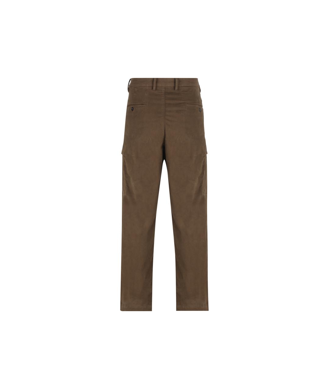 CP COMPANY Коричневые хлопковые повседневные брюки, фото 2
