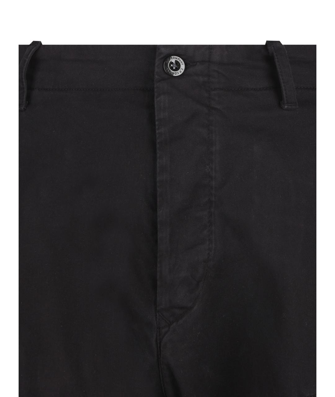 CP COMPANY Черные хлопковые повседневные брюки, фото 3
