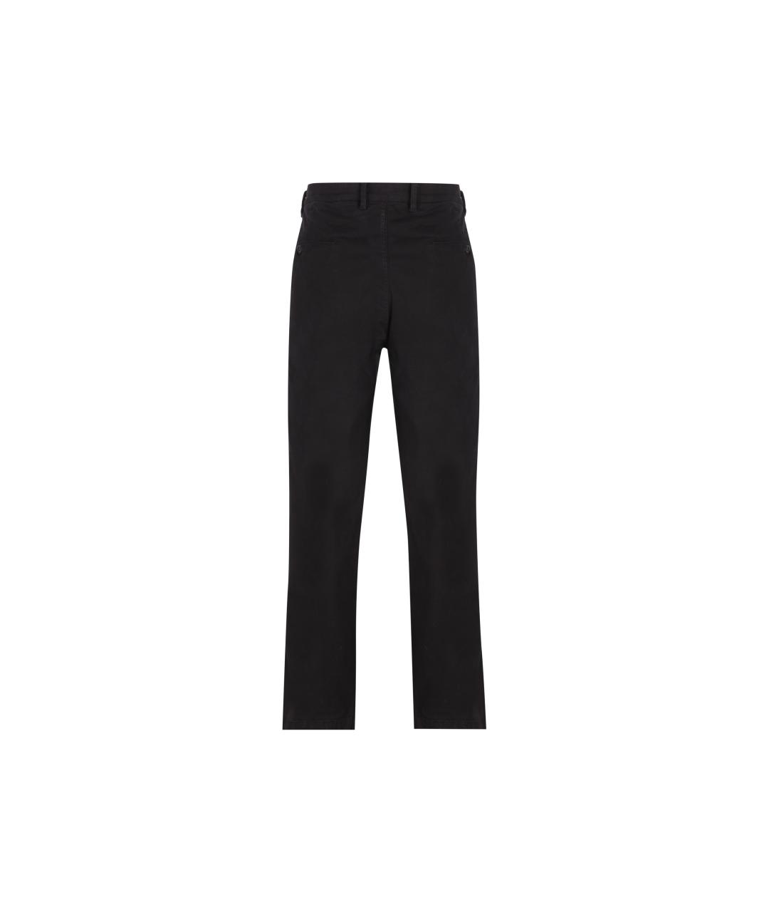 CP COMPANY Черные хлопковые повседневные брюки, фото 2