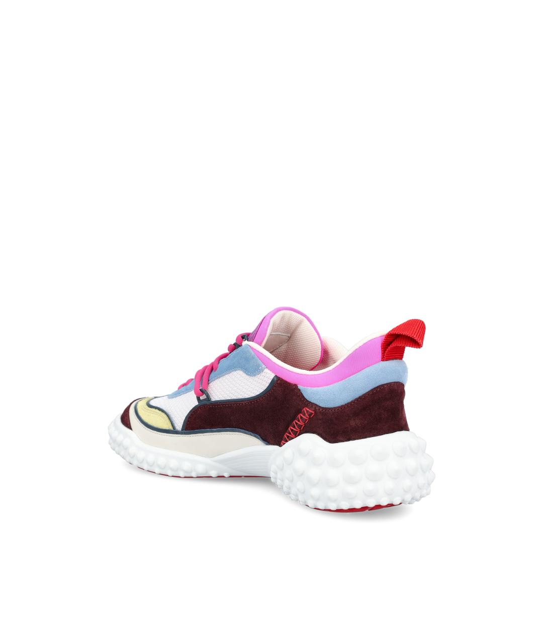 CHRISTIAN LOUBOUTIN Мульти текстильные кроссовки, фото 3