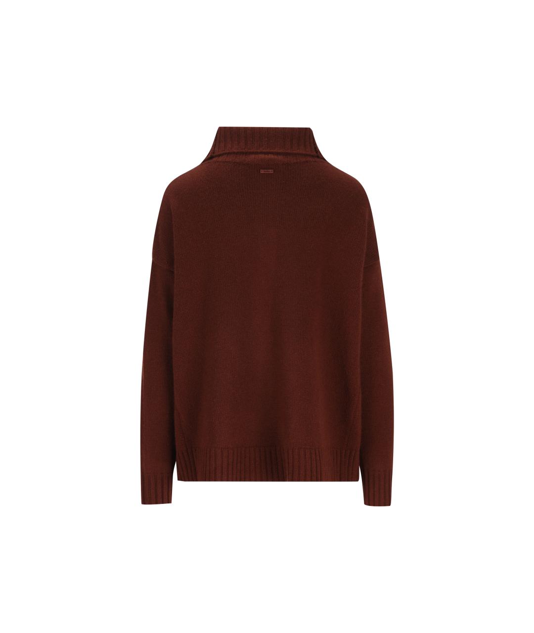 MAX MARA Красный кашемировый джемпер / свитер, фото 2