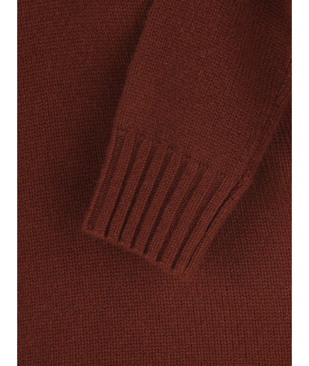 MAX MARA Красный кашемировый джемпер / свитер, фото 4