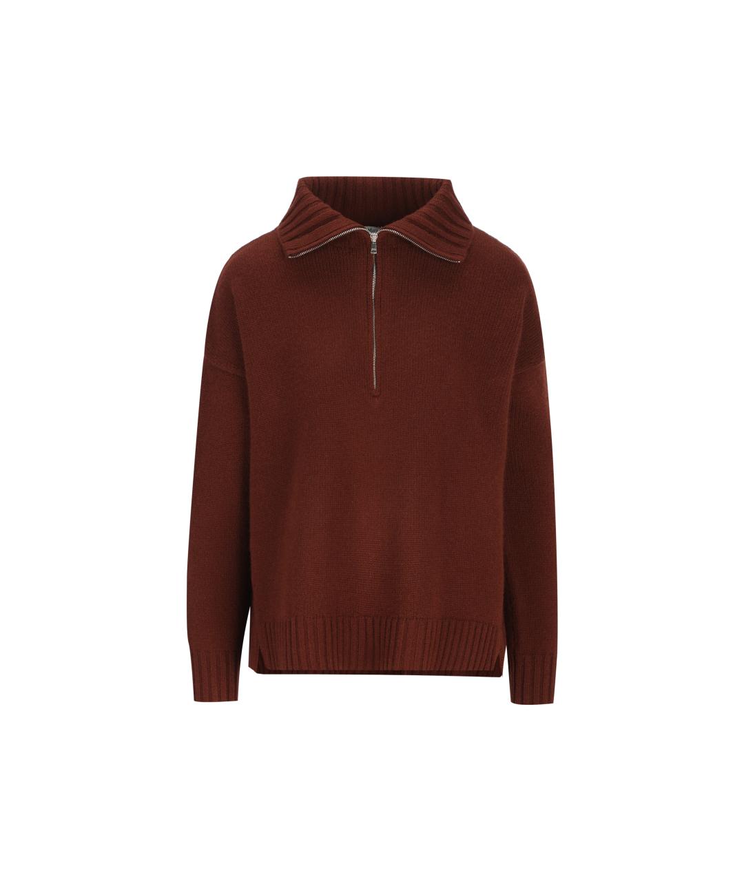 MAX MARA Красный кашемировый джемпер / свитер, фото 1