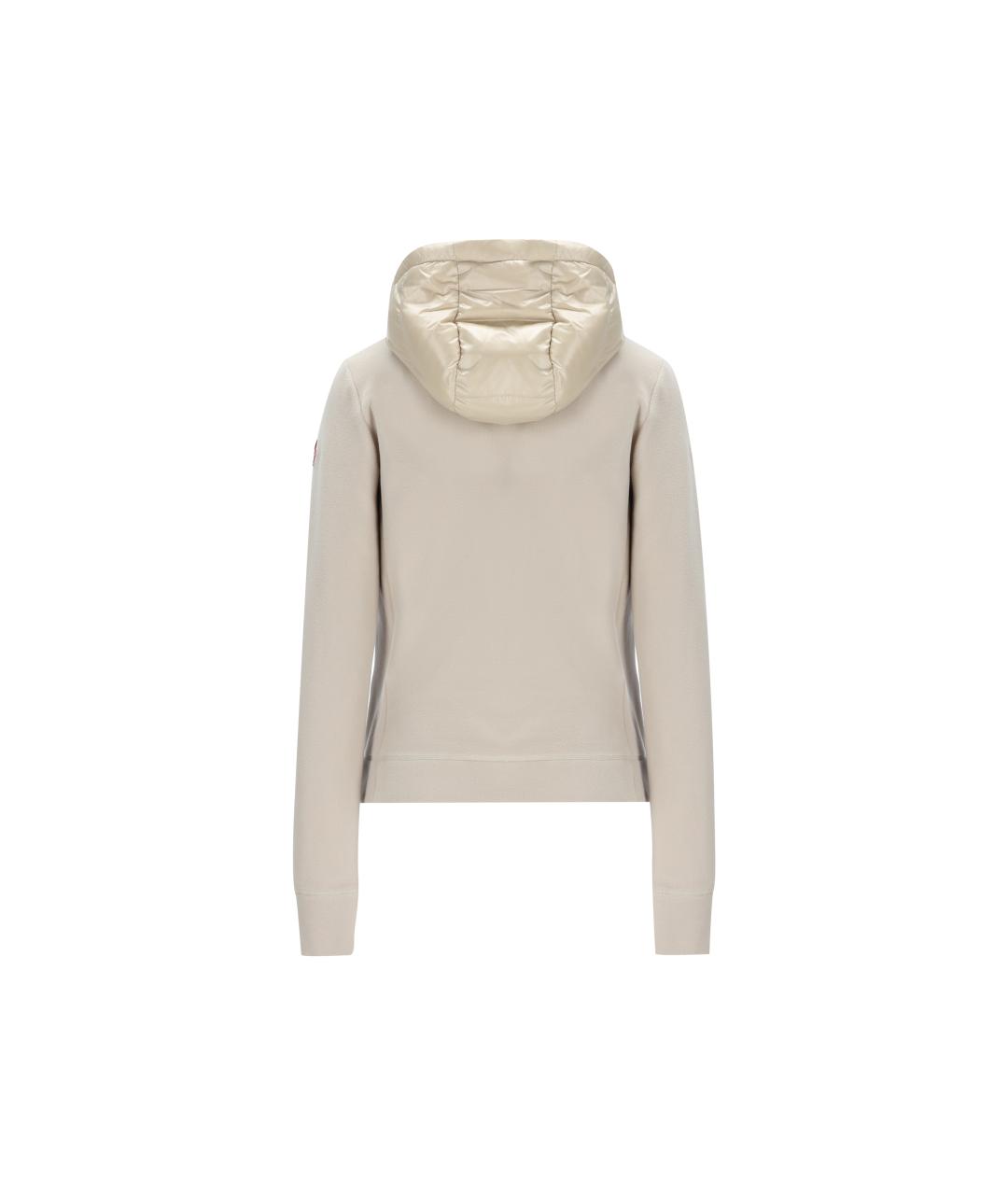 MONCLER GRENOBLE Бежевый полиамидовый кардиган, фото 2