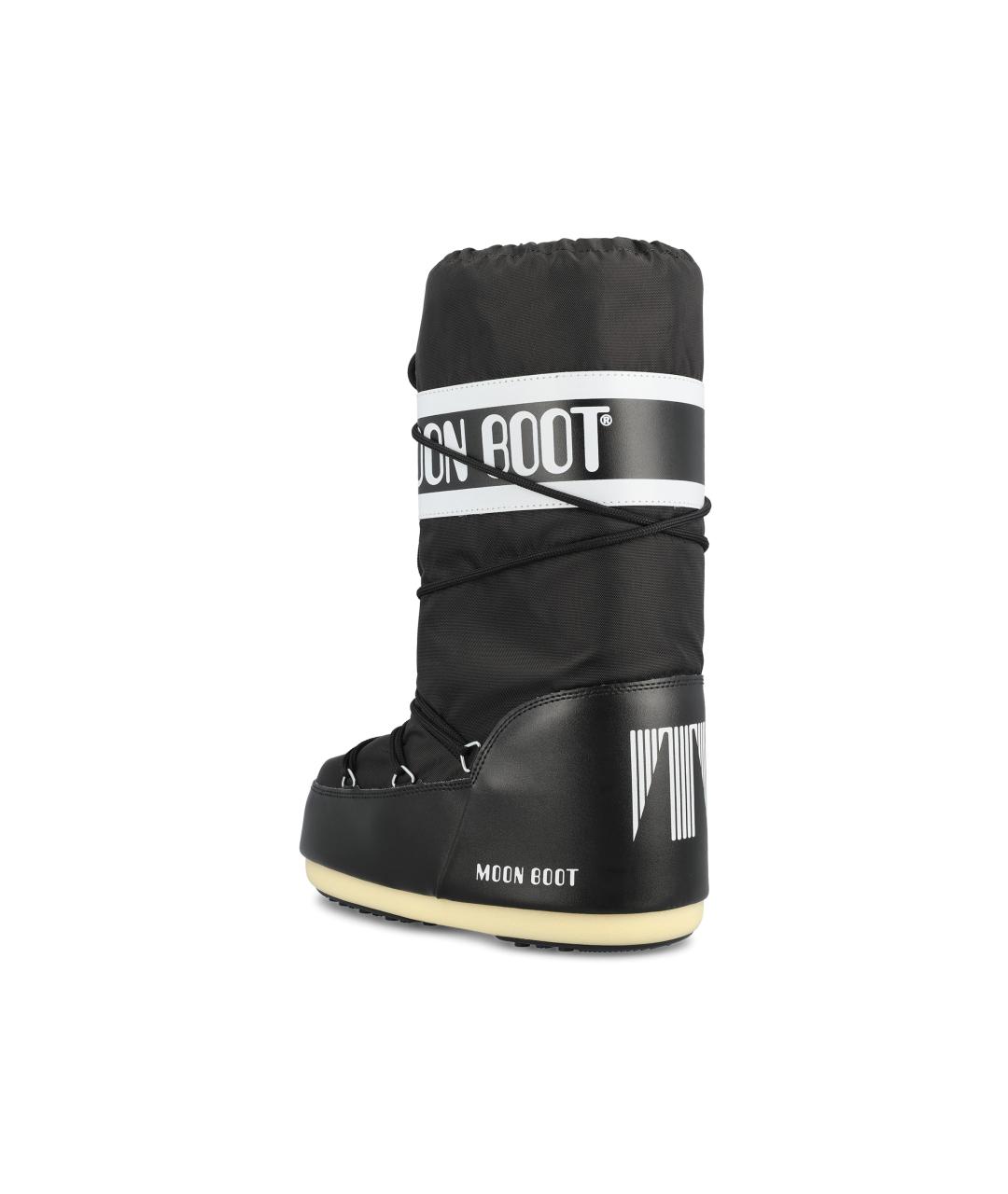 MOON BOOT Черные синтетические сапоги, фото 3